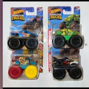 Monster Trucks by Monster Jam! Monster Truck 1.64 Hot Wheels - 4 All new
